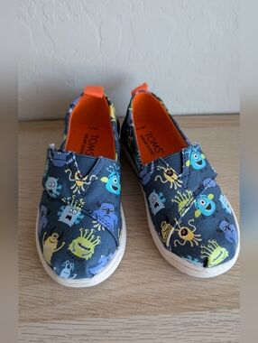 Toms toddler Alpargata Slip-On Shoes, Size 8